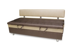 Раскладной диван на кухню Аната-4Д (с дельфином) коричневый