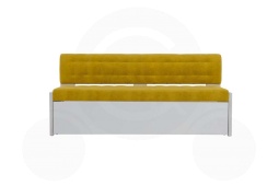 Раскладной диван на кухню Гамбург со спальным местом 7к желтый