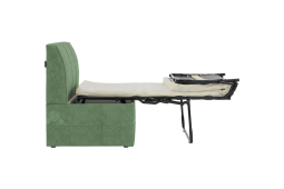 Раскладной диван на кухню Гермес со спальным местом 7к зеленый