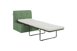 Раскладной диван на кухню Гермес со спальным местом 7к зеленый
