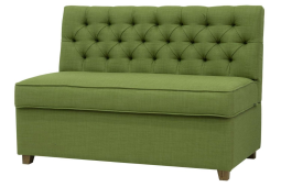 Раскладной диван на кухню Джаз со спальным местом зеленый