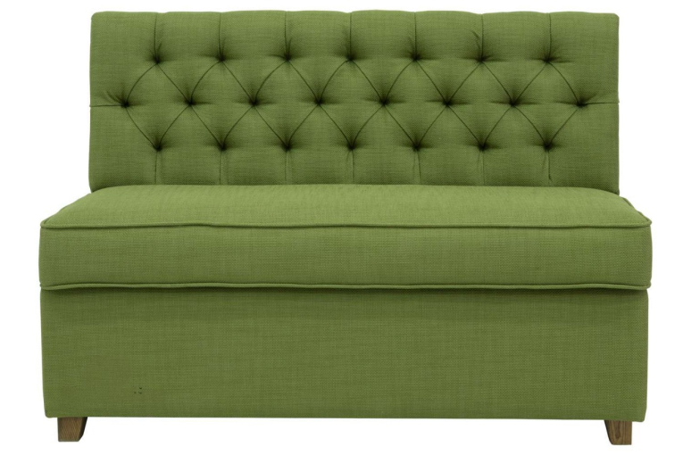 Раскладной диван на кухню Джаз со спальным местом зеленый