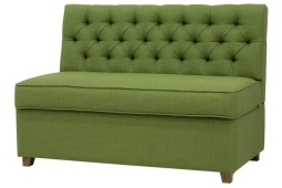 Диван на кухню со спальным местом прямой Джаз зеленый