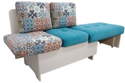 Диван на кухню со спальным местом прямой Феникс разноцветный