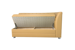 Диван на кухню со спальным местом с боковой спинкой Ульяна-80 бежевый