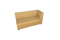 Диван на кухню со спальным местом с боковой спинкой Ульяна-80 бежевый