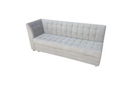 Диван на кухню со спальным местом с боковой спинкой Ульяна-80 серый