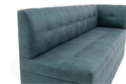 Раскладной диван на кухню со спальным местом Дублин с углом 7к серый