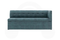 Раскладной диван на кухню со спальным местом Дублин с углом 7к серый