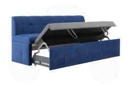 Раскладной диван на кухню со спальным местом Дублин 7к синий