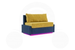 Раскладной диван на кухню со спальным местом Турин 7к желтый