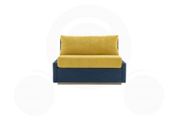 Раскладной диван на кухню со спальным местом Турин 7к желтый