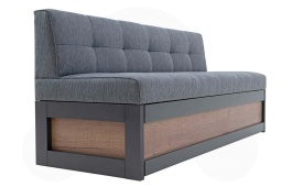 Раскладной диван на кухню прямой Нойс серый