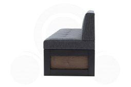 Раскладной диван на кухню прямой Нойс серый