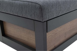 Раскладной диван на кухню прямой Нойс серый