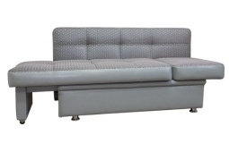 Раскладной диван на кухню Фокус со спальным местом ДФО36 серый