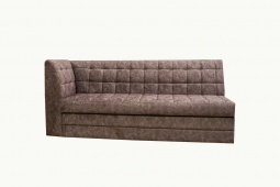 Раскладной диван на кухню прямой с боковой спинкой Ульяна-80 коричневый