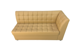 Раскладной диван на кухню прямой с боковой спинкой Ульяна-80 бежевый