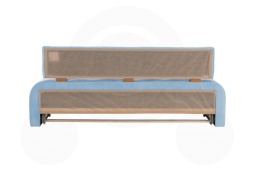 Раскладной диван на кухню со спальным местом Бристоль 7к голубой