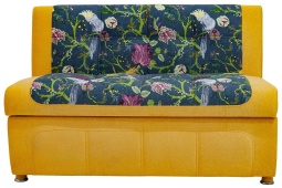 Раскладной диван на кухню со спальным местом Сенатор желтый