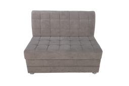 Раскладной диван на кухню прямой Ульяна-80 со спальным местом коричневый