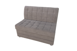 Раскладной диван на кухню прямой Ульяна-80 со спальным местом коричневый