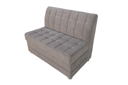 Раскладной диван на кухню прямой Ульяна-80 со спальным местом коричневый