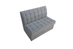 Раскладной диван на кухню прямой Ульяна-80 со спальным местом серый