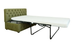 Раскладной диван на кухню прямой Честер ДЧСМТ07 зеленый
