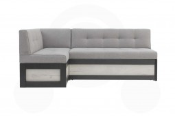 Кухонный угловой диван со спальным местом серый Нойс 7к