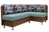 Кухонный угловой диван со спальным местом Сюрприз двухцветный