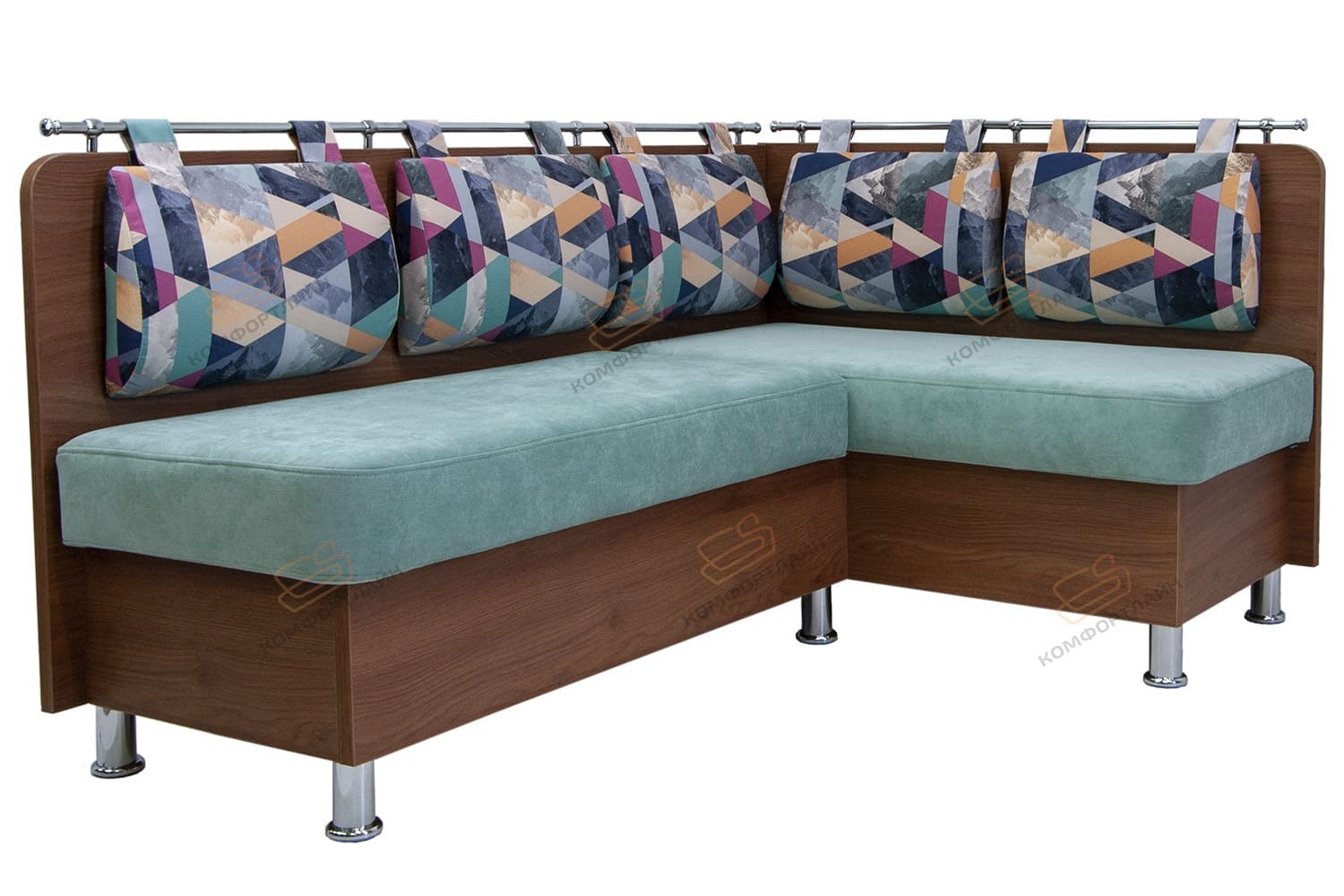 диван кухонный угловой сюрприз лагуна с ящиком для хранения грей