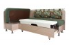 Кухонный диван с функцией сна зелено-бежевого цвета