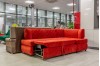 Кухонный угловой диван красный Ульяна-160