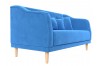 Кухонный диван Киото голубого цвета