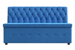 Кухонный прямой диван Вента голубой