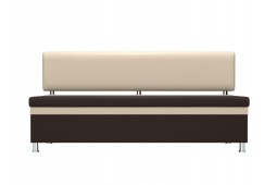 Кухонный прямой диван Стайл коричневый