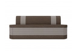 Кухонный прямой диван Токио коричневый