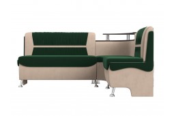 Кухонный диван Сидней зелено - бежевого цвета