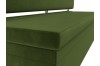 Кухонный прямой диван Стайл, Микровельвет, Зеленый, 10010313