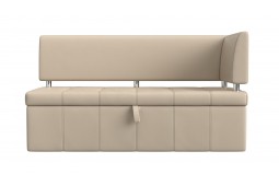 Кухонный прямой диван Стоун с углом: минимализм в каждой линии бежевый