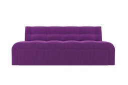 Кухонный прямой диван Люксор фиолетовый