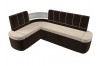 Кухонный диван Тефида бежево - коричневого цвета
