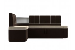 Кухонный диван Тефида коричневого цвета
