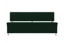 Кухонный прямой диван Стайл зеленый