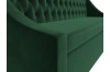 Кухонный прямой диван Мерлин зеленый
