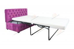 Прямой диван для кухни Честер ДЧСМТ02 фиолетовый