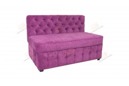 Прямой диван для кухни Честер ДЧСМТ02 фиолетовый