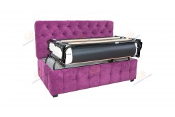 Прямой диван для кухни Честер ДЧСМТ02 фиолетовый