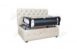 Прямой диван для кухни Честер с раскладушкой ДЧСМТ04 бежевый